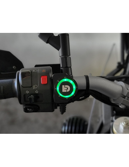 Pack éclairage feux additionnels led DENALI D7 PRO avec contrôleur DialDim et supports pare-carter universel