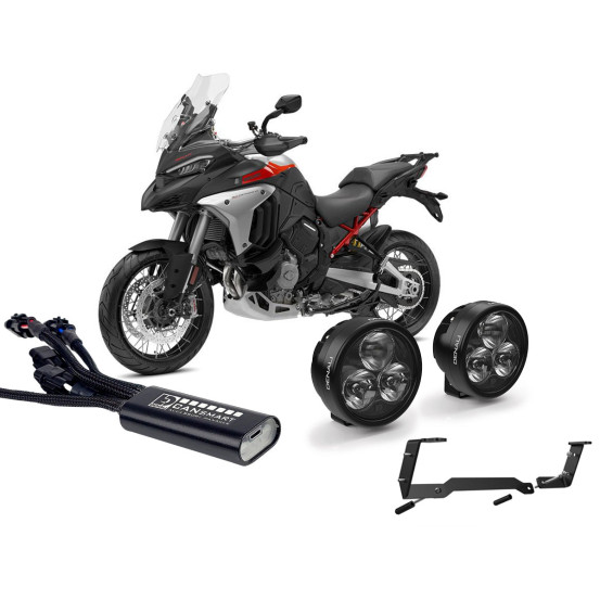 Pack éclairage feux additionnels led DENALI D3 CANsmart DUCATI Multistrada V4