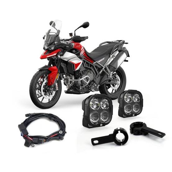 Pack éclairage feux additionnels led DENALI DL4 TRIUMPH Tiger 900 2021-2025 - 1200 2022-2025