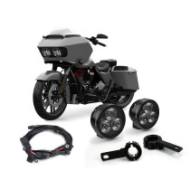 Pack éclairage feux additionnels led DENALI D3 supports pare-carter HARLEY DAVIDSON