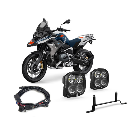 Pack éclairage feux additionnels led DENALI DL4 BMW R 1250 GS 2019-2023 - R 1200 GS 2013-2018