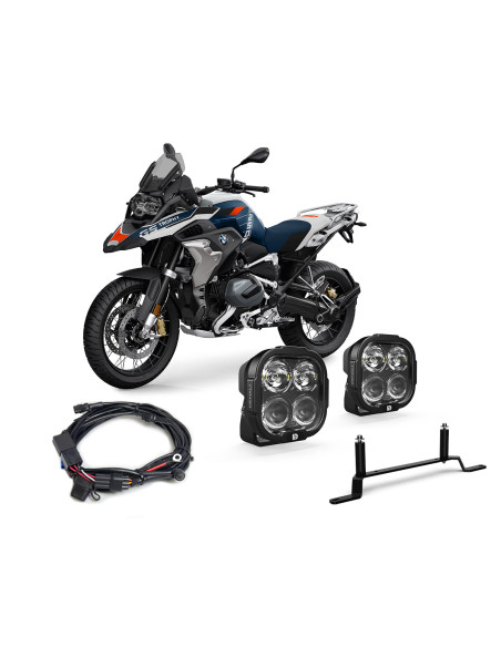 Pack éclairage feux additionnels led DENALI DL4 BMW R 1250 GS 2019-2023 - R 1200 GS 2013-2018