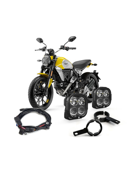 Pack éclairage feux additionnels led DENALI DL4 DUCATI Scrambler 800 2015-2025 / 1100 2018-2025