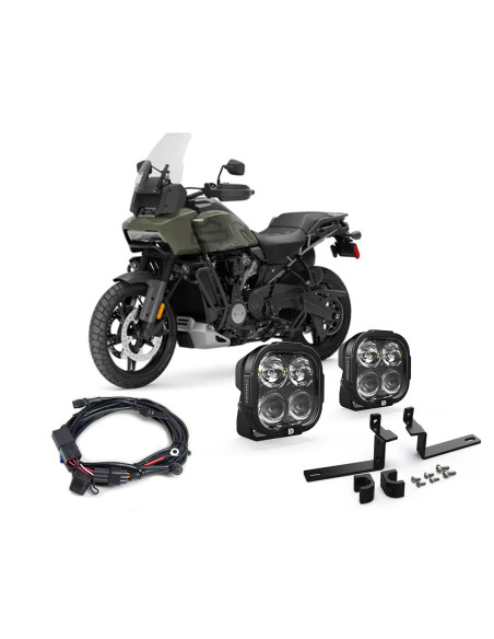 Pack éclairage feux additionnels led DENALI DL4 HARLEY DAVIDSON Pan America 1250 2021-2024