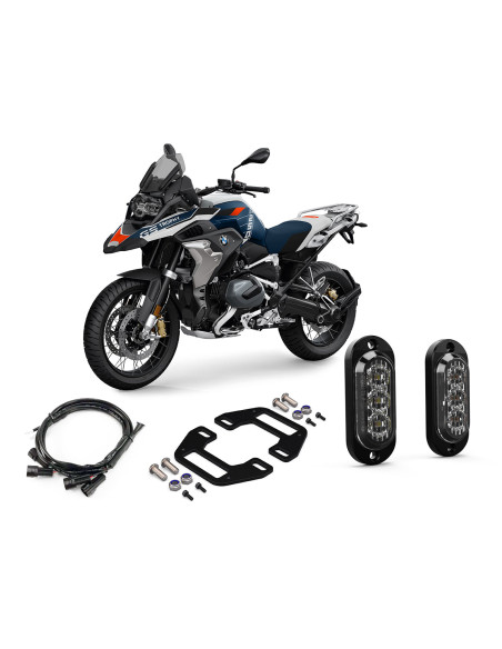 Pack éclairage feux additionnels led arrière DENALI T3 BMW R 1250 GS/GSA 2019-2024 - R 2020-2024 -RT 2019-2024 - RS 2020-2024