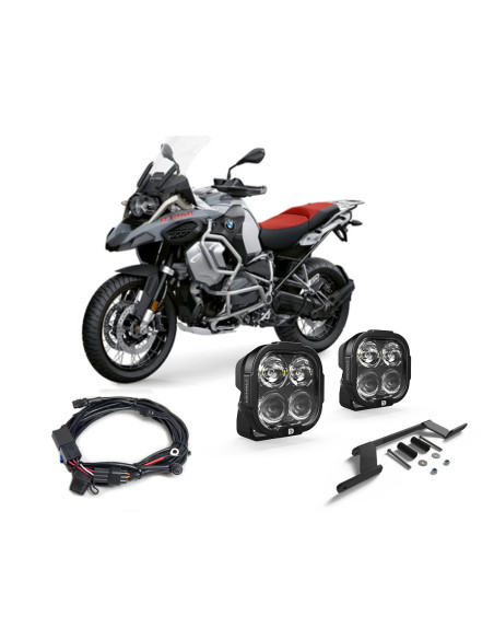 Pack éclairage feux additionnels led DENALI DL4 BMW R 1250 GSA 2019-2024 - R 1200 GSA 2014-2018