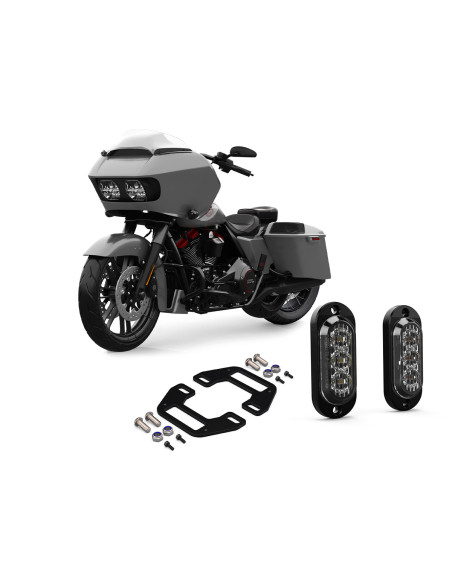 Pack éclairage feux additionnels led arrière DENALI T3 HARLEY DAVIDSON