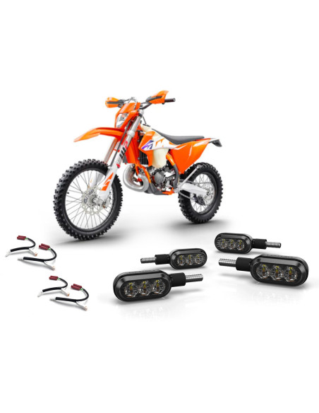 Pack éclairage feux additionnels led arrière DENALI T3 KTM 500 EXC-F 2017-2025
