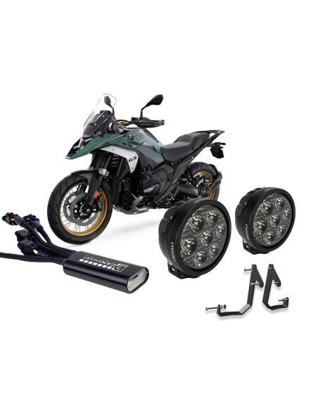 Pack éclairage feux additionnels led DENALI D7 CANsmart BMW R 1300 GS 2024-2025