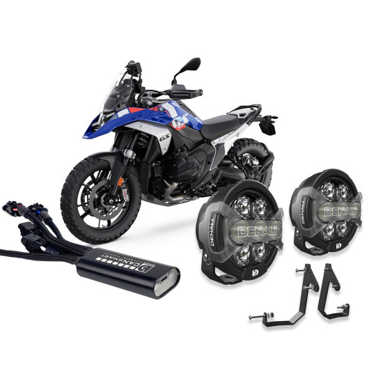 Pack éclairage feux additionnels led DENALI D7 Pro CANsmart BMW R 1300 GS 2024-2025