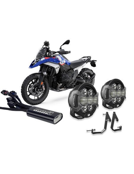 Pack éclairage feux additionnels led DENALI D7 Pro CANsmart BMW R 1300 GS 2024-2025