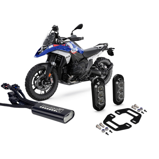 Pack éclairage feux additionnels led arrière DENALI T3 CANsmart BMW R 1300 GS/Adventure