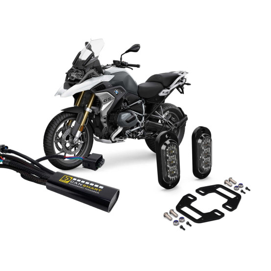 Pack éclairage feux additionnels led arrière DENALI T3 CANsmart BMW R1250GS/GSA