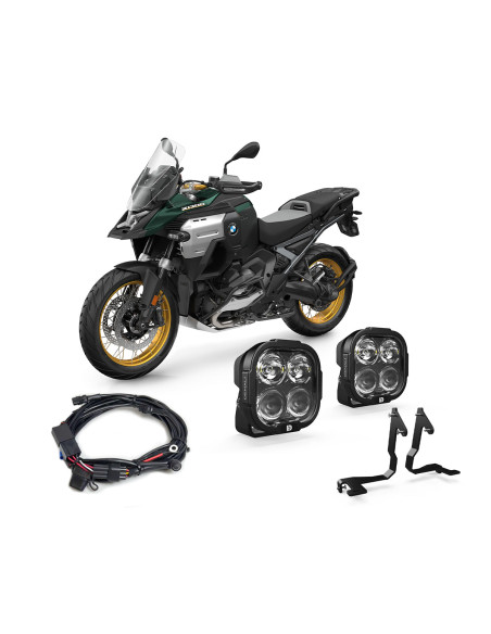 Pack éclairage feux additionnels led DENALI DL4 BMW R 1300 GS 2024-2025 / GSA 2025-2026