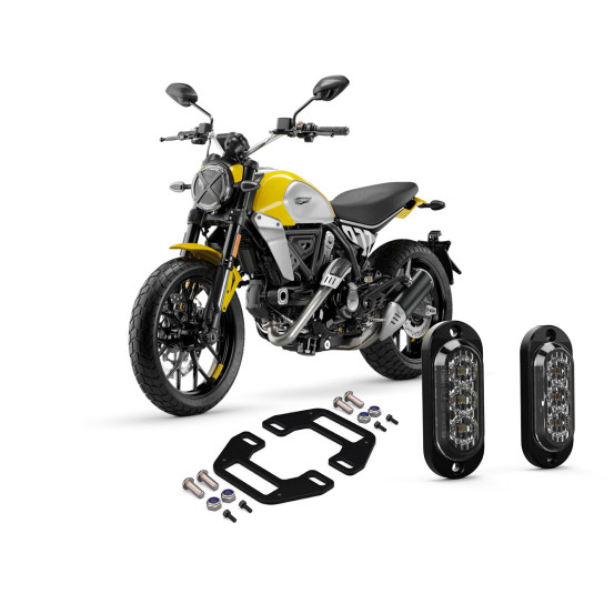 Pack éclairage feux additionnels led arrière DENALI T3 DUCATI Scrambler 800 2015-2025 / 1100 2018-2025