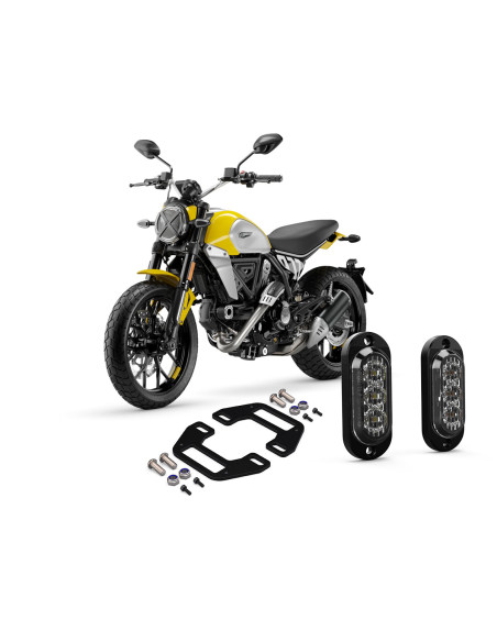 Pack éclairage feux additionnels led arrière DENALI T3 DUCATI Scrambler 800 2015-2025 / 1100 2018-2025