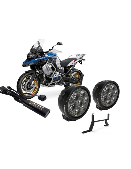 Pack éclairage feux additionnels led DENALI D7 CANsmart BMW R 1250 GS Adventure 2019-2024