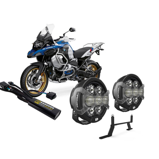 Pack éclairage feux additionnels led DENALI D7 Pro CANsmart BMW R 1250 GS Adventure 2019-2024