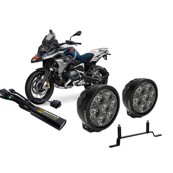 Pack éclairage feux additionnels led DENALI D7 CANsmart BMW R 1250 GS 2019-2024