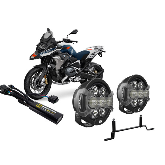 Pack éclairage feux additionnels led DENALI D7 Pro CANsmart BMW R 1250 GS 2019-2023 - R 1200 GS 2013-2018