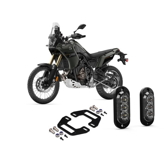 Pack éclairage feux additionnels led arrière DENALI T3 YAMAHA 700 Tenere 2019-2024 - Rally 2020-2024 - World Raid 2022-2024