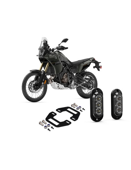 Pack éclairage feux additionnels led arrière DENALI T3 YAMAHA 700 Tenere 2019-2024 - Rally 2020-2024 - World Raid 2022-2024