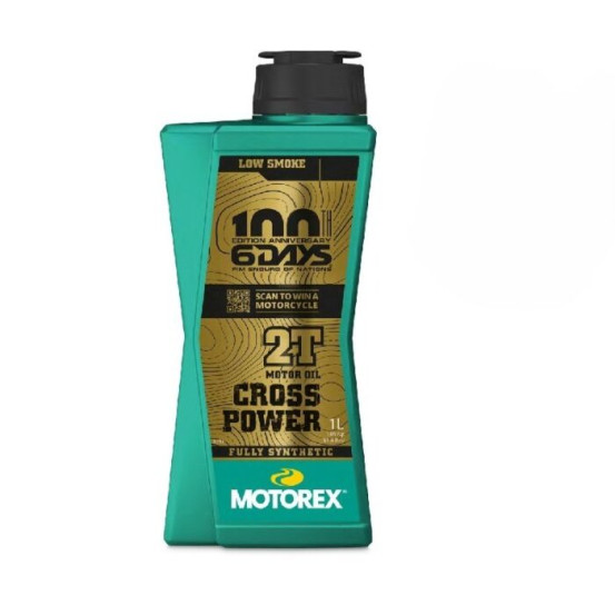 Huile moteur 2T MOTOREX cross power 1 Litre - Limited Edition