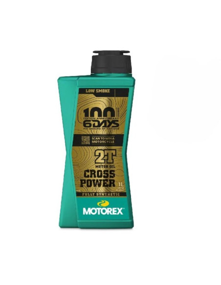 Huile moteur 2T MOTOREX cross power 1 Litre - Limited Edition