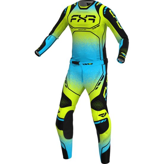 Pantalon cross FXR 26.5 Vapor - Jaune Bleu