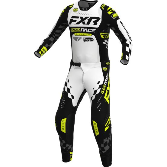 Pantalon cross FXR 26.5 Revo Daytona - Blanc Jaune