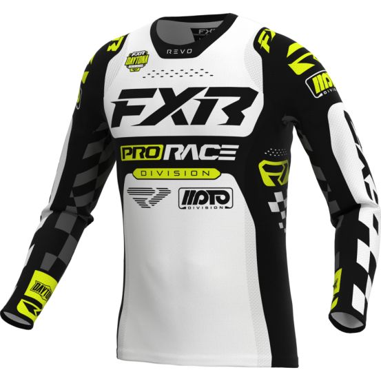 Maillot cross FXR 26.5 Revo Daytona - Blanc Jaune