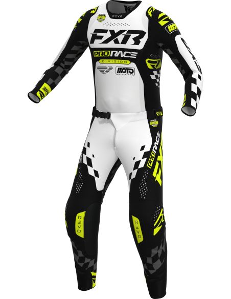 Maillot cross FXR 26.5 Revo Daytona - Blanc Jaune