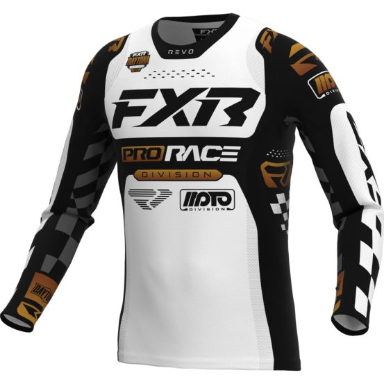 Maillot enfant FXR 26.5 Revo Daytona - Noir Blanc