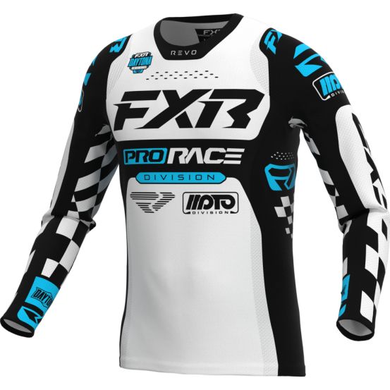 Maillot cross FXR 26.5 Revo Daytona - Blanc Bleu