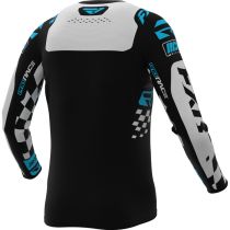 Maillot cross FXR 26.5 Revo Daytona - Blanc Bleu 2