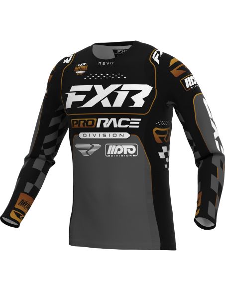 Maillot cross FXR 26.5 Revo Daytona - Noir Gris