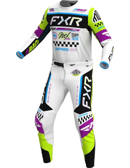 Maillot cross FXR 26.5 Podium Gladiator - Blanc