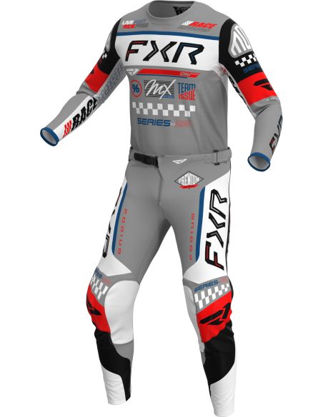 Maillot cross FXR 26.5 Podium Gladiator - Gris