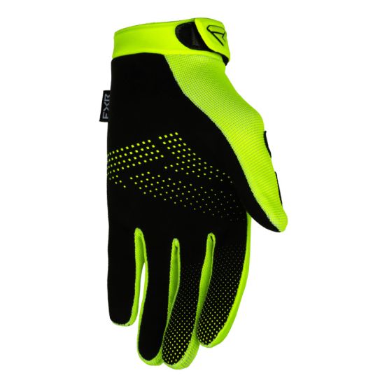 Gants cross FXR 26.5 Reflex - Jaune fluo Noir