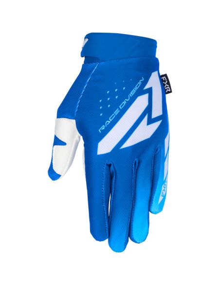 Gants cross FXR 26.5 Reflex - Bleu Blanc