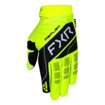 Gants cross FXR 26.5 Reflex Dual - Jaune fluo Noir