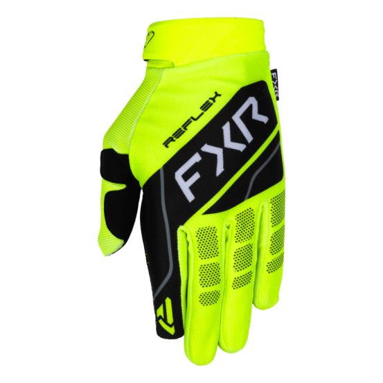 Gants cross FXR 26.5 Reflex Dual - Jaune fluo Noir