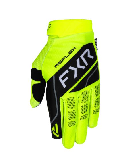 Gants cross FXR 26.5 Reflex Dual - Jaune fluo Noir