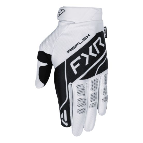 Gants cross FXR 26.5 Reflex Dual - Blanc Noir