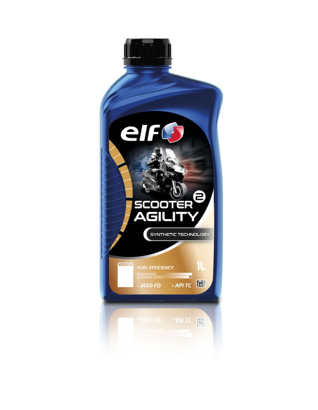 Huile moteur semi-synthétique 2T ELF - 1 litre