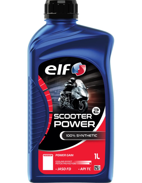 Huile moteur semi-synthétique 2T ELF - 1 litre