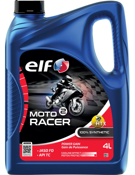 Huille moteur ELF 100% synthétique 2T - 4 litres