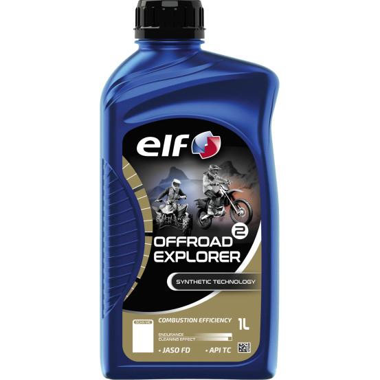 Huile moteur semi-synthétique 2T ELF - 1 litre