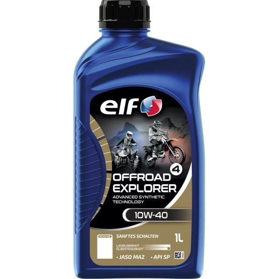 Huille moteur 10W40 ELF Off Road 4 EXPLORER 100% synthétique - 1 litre