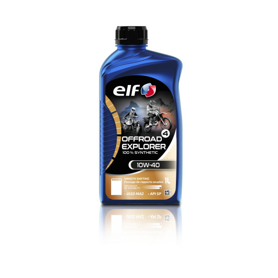Huille moteur 10W40 ELF Off Road 4 EXPLORER 100% synthétique - 1 litre